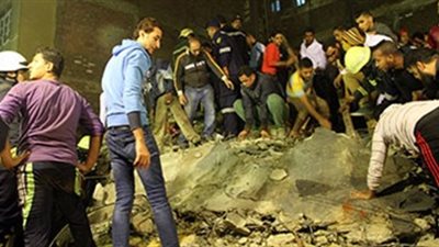 انتشال جثة شاب من أسفل عقار 