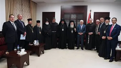 الرئيس الفلسطيني يساهم في ترميم القبر المقدس بكنيسة القيامة