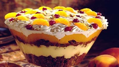 طريقة عمل حلوى الترايفل الاستوائية