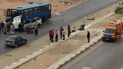 حادث تصادم بـ 