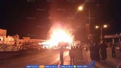 الحماية المدنية تحاول السيطرة على حريق ضخم في محطة 