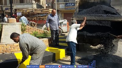 وضع اللمسات النهائية لمنطقة النصب التذكاري بمدينة الباجور (صور) 