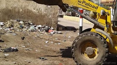 حملة نظافة بشوارع بلقاس فى الدقهلية ترفع 102 طن قمامة  (صور)