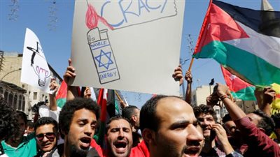 إستمرار التظاهرات الاردنية الرافضة لإتفاقية الغاز مع إسرائيل