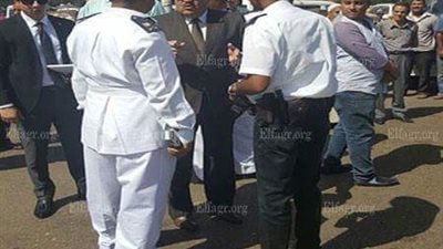 مدير أمن الجيزة يتابع الحملات المرورية لإعادة الإنضباط فى شوارعها