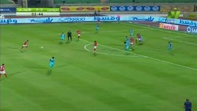 بالفيديو.. تصويبة صاروخية من حسام عاشور على مرمى بتروجت