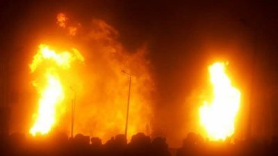 غرفة عمليات لتأمين سكان أحد شوارع مدينة نصر بعد انفجار بجوار النادي الأهلي