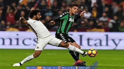 صور مباراة ساسولو وروما 