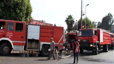 عاجل.. الدفع بـ10 سيارات إطفاء للسيطرة على حريق بمصنع للإسفنج بالبدرشين