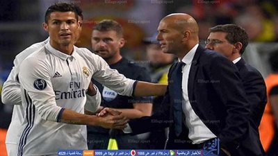 زيدان: الكرة الذهبية من حق رونالدو