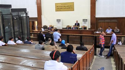 جلسة سماع أقوال شهود الإثبات في قضية 