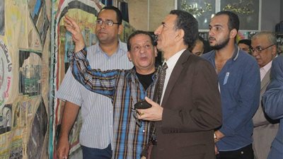 بانوراما حرب أكتوبر والتاريخ المصري في معرض لمجلات الحائط بـ 