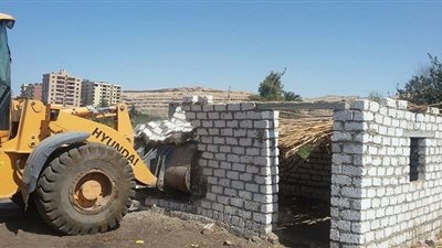 رفع وإزالة 27 حالة تعد و 342 طن قمامة بمركز مغاغة بالمنيا  