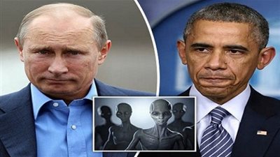 أوباما يطلب من بوتين التعاون لحماية كوكب الأرض من هجوم كائنات فضائية في عام 2017