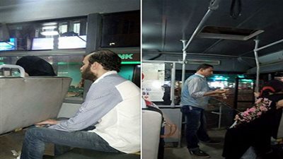 فتاة تفضح متحرش بتصوير جريمته في أتوبيس عام (صور)