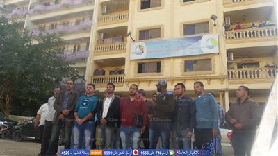 اعتصام 65 عاملا من شركة مياه الإسماعيلية (فيديو وصور)