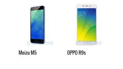 أبرز الفروق بين هاتفى Meizu M5 وOPPO R9s