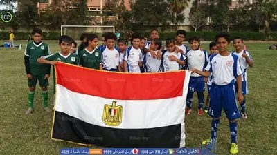 براعم بورسعيد يرفعون علم مصر في مهرجان البراعم (صور)