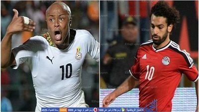 11 معلومة عن محمد صلاح وأندريه أيو قبل موقعة مصر وغانا (انفوجراف) 