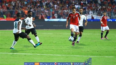 صور مباراة مصر وغانا بتصفيات المونديال بكاميرا الفجر الرياضي 