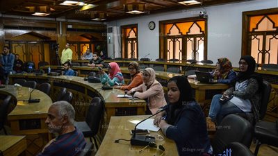 مؤتمر لجنة متابعة آثار السيول برئاسة نقيب المهندسين (صور) 