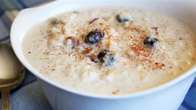 طريقة تحضير بودينج الأرز باللبن اللذيذ