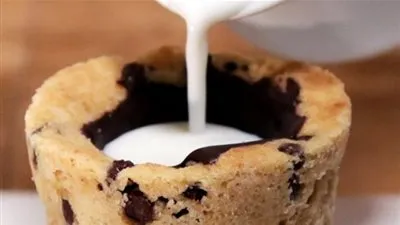 طريقة تحضير أكواب الكوكيز اللذيذة