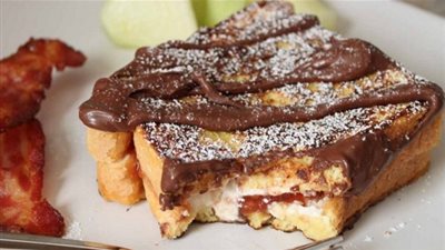 طريقة تحضير شرائح الخبز بالنوتيلا