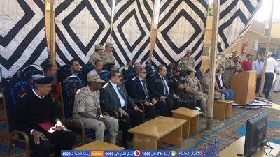 محافظ الفيوم يشهد التدريب العملي المشترك لمجابهة الأزمات والكوارث