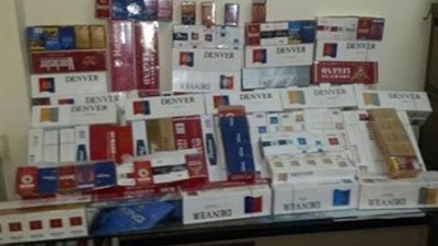 ضبط تاجر سجائر مهربة في الإسماعيلية 