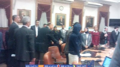 بدء لقاء محافظ القاهرة بأعضاء برلمان الشباب‎