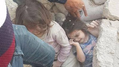 سقوط 4 مصابين بينهم طفلة فى انهيار منزل بمركز تلا