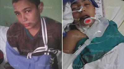 طبيب يعطي جرعة مخدر زائدة لمريض بالمستشفي الجامعي بالمنوفية.. والأب: ابني في غيبوبة كاملة من 10 أيام (فيديو وصور)