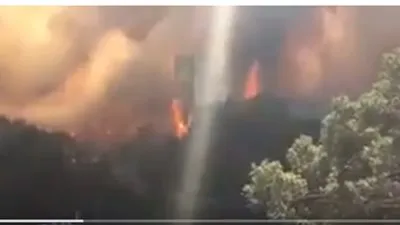 عاجل.. النيران تصل إلى المباني.. وإسرائيل تخلي آلاف المستوطنين من حيفا (فيديو)