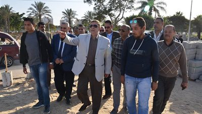 محافظ الإسماعيلية يتفقد تنفيذ مشروع نفق جامعة قناة السويس