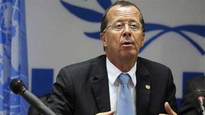 مبعوث الأمم المتحدة يغادر القاهرة 