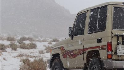 تحذير من موجة برد حادة تجمد الماء على غصون الأشجار