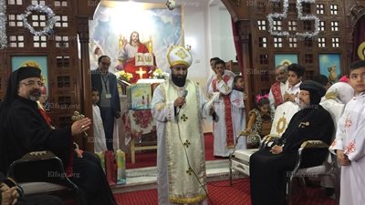 مطرانية شبرا الخيمة تشارك في احتفالات كاتدرائية الكاثوليك باليوبيل الفضي (صور)