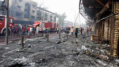 سقوط عشرات القتلى والمصابين بتفجير انتحاري شرقي الموصل 