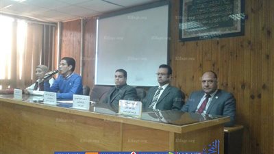 افتتاح بنك المعرفة فى التربية الرياضية بجامعة بنها (صور)
