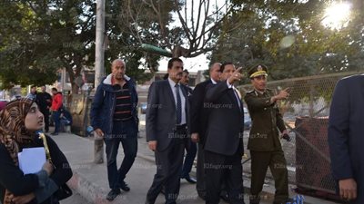 محافظ الغربية يشدد على سائقي السرفيس بعدم تقسيم الخطوط ( صور )