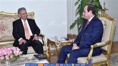 الرئيس يستقبل وزير الإنتاج الحربي الباكستاني‎