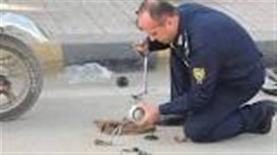 تفكيك جسم غريب عثر عليه أمام إحدى مدارس قها بالقليوبية