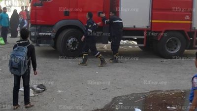 تفحم طفل في  حريق شقة سكنية ببورسعيد (صور)