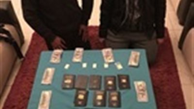 سقوط عاطلين وبحوزتهم 10 سبائك ذهبية ومبلغ مالي بالتجمع الأول 