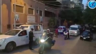 لحظة خروج جثمان الشهيد 