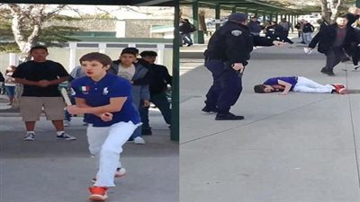 الشرطة تُطلق النار على طالب أميركي هدد زملاءه بسكين (فيديو وصور)