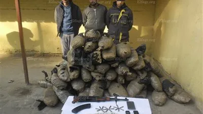 ضبط تشكيل عصابي بالمنوفية بحوزته كميات كبيرة من المواد المخدرة (صور)