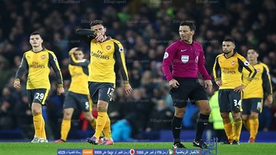 شاهد.. أغرب فرصة ضائعة من أرسنال أمام إيفرتون في الثواني الأخيرة 