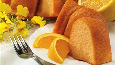 طريقة عمل كيك البرتقال بتغليفة العسل